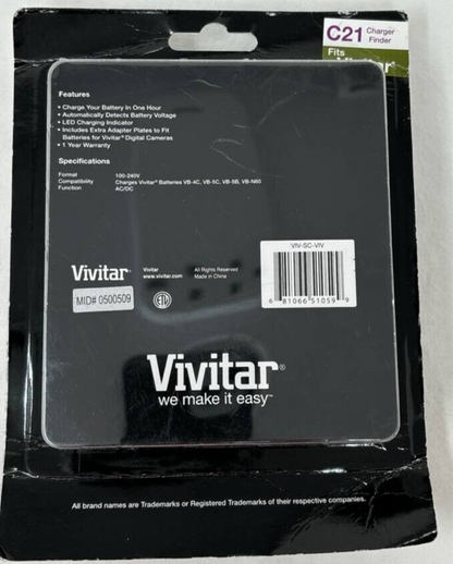 Vivitar Digital Camera Lithium-ion Battery Car Charger For Sony NPBG1 NPFG1