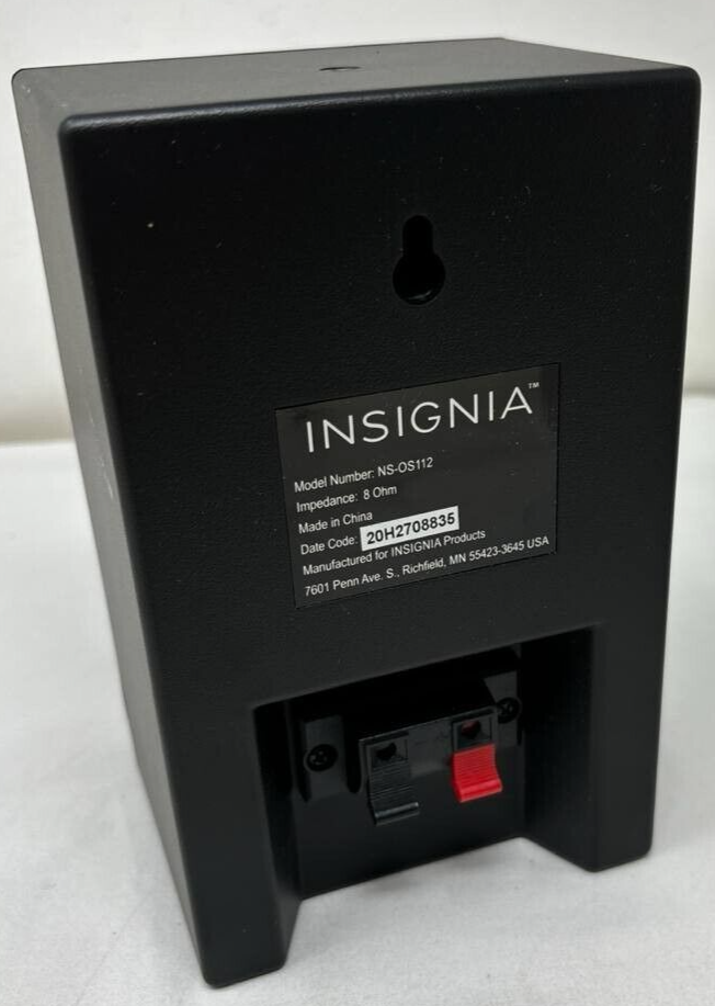 Insignia NS-OS112 1 Way Indoor Outdoor Portable Speaker 60W 8 Ohm  1 UNIT ADD ON