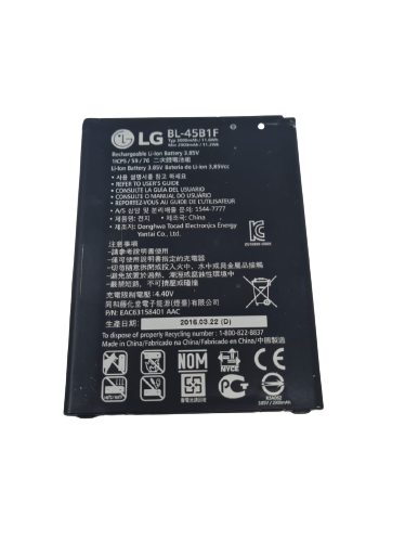 Battery BL-45B1F For LG V10 F600K F600L H900 H901 VS990 LS775 Stylo 2 K550 BL45b