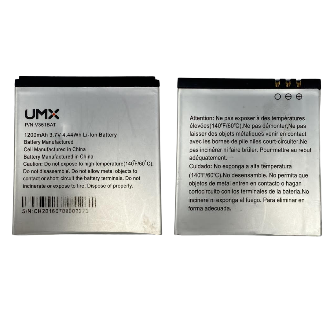 Battery V351BAT For UNIMAX UMX  SN357 MAXquartz V351 1200mAh 3.7V  Original