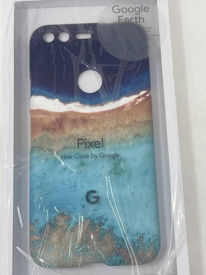 Google Earth Live River Protective Case for Pixel 2 XL Back Cover Blue Orange