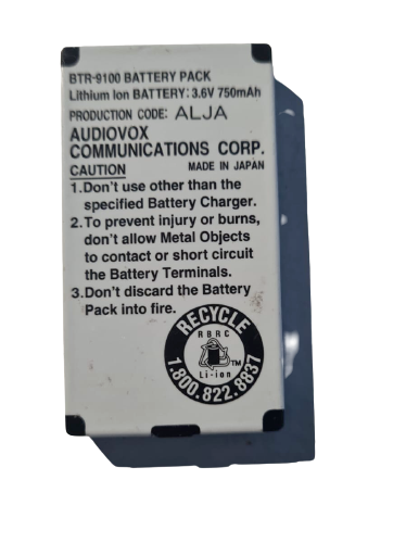 Battery BTR-9100 for Audiovox 9100 9150 9150X 9150XD 9155 9155GPX