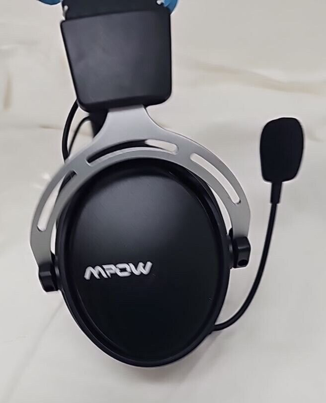 Mpow BH415A Air Wireless Gaming Headset Over the Ear Headphones Black PC PS4 PS5