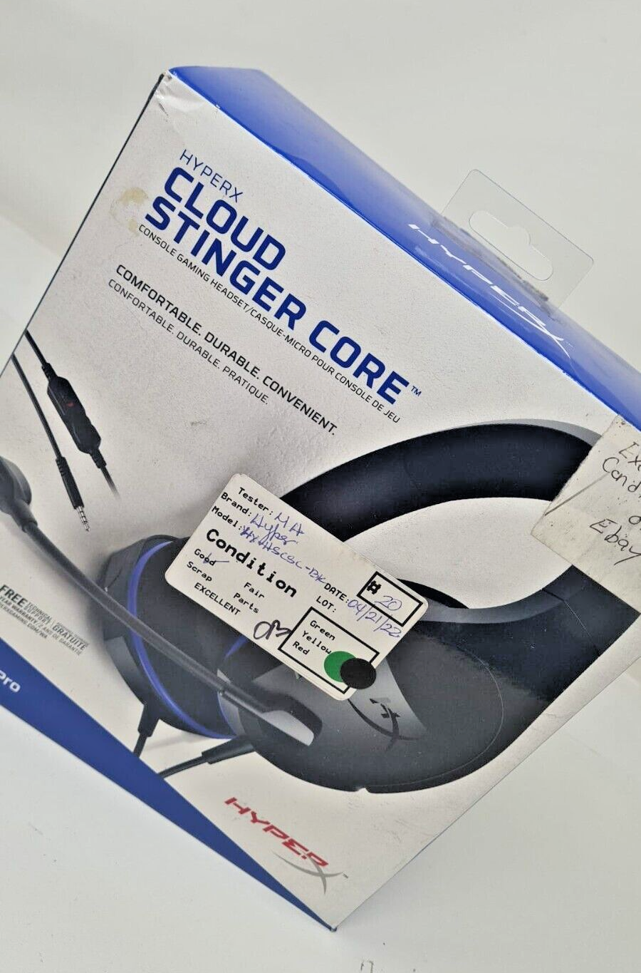 HyperX Cloud Stinger Core Wired Gaming 3.5mm 40mm Headphones Over Ear PS4 Pro