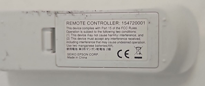 Epson Projector Remote Control For EB-C30XE EB-30XE EB-C28SH EB-S18 EB-S4 EB-X02