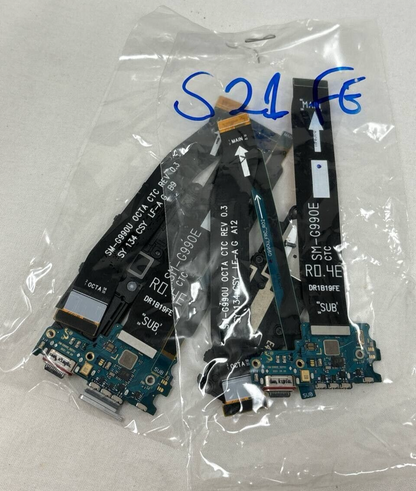 Charging Port & Loudspeaker Flex Cables Replacement for Samsung Galaxy S21 FE 5G