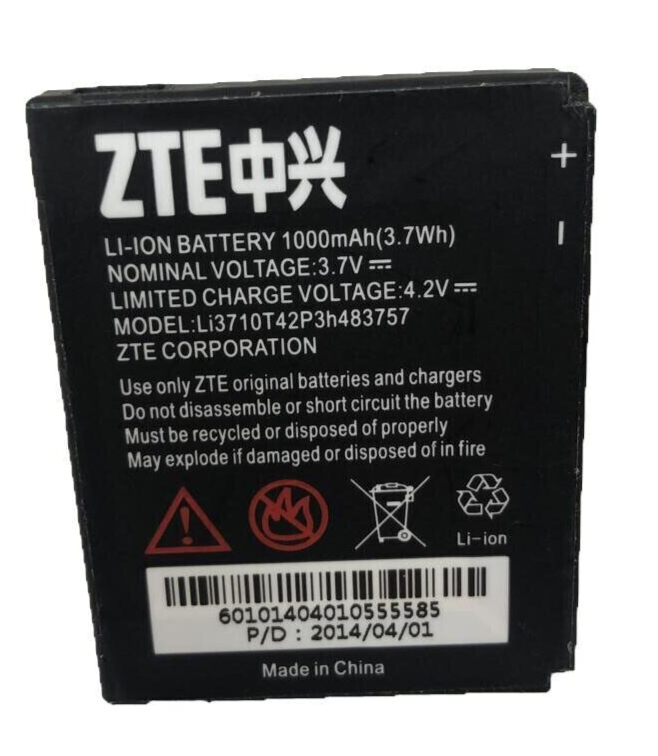 Battery li3710t42p3h483757 for ZTE Z431 Z433 Altair F555 Original