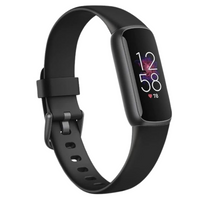 Fitbit Luxe Fitness Tracker Graphite Heart Rate AMOLED Sleep GPS Bluetooth Black
