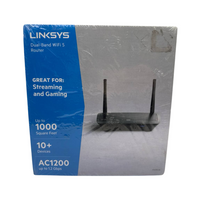 Linksys EA6350 WiFi Router Dual Band Gigabit Internet Gaming AC1200 USB 3.0