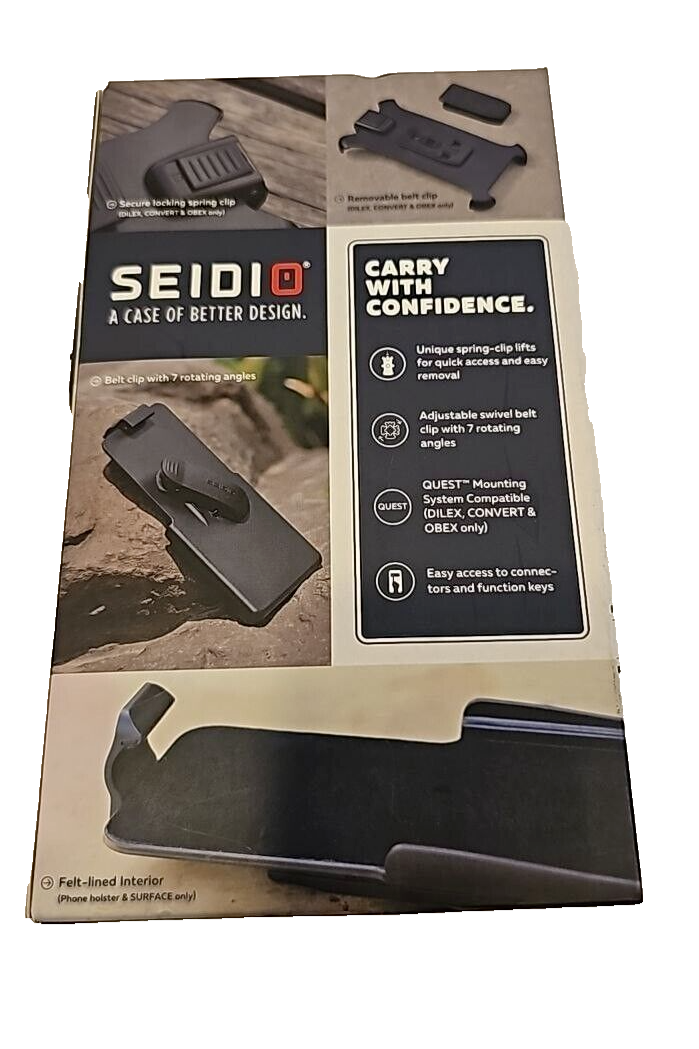 Seidio Sping Belt Clip Holster for Phone Google Pixel XL 5.5 Inches WaistBand