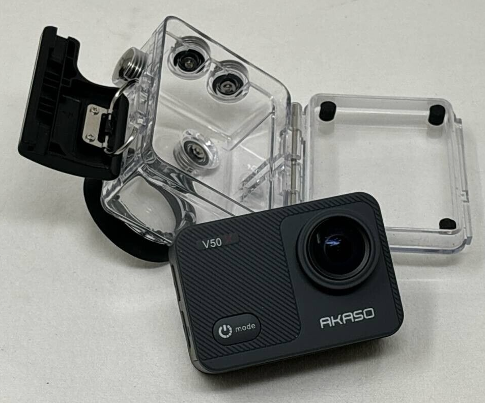 Akaso V50X Native WiFi Action Camera Only 4K Waterproof 4X Zoom Touch Screen