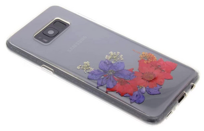 Clear Case FLAVR iPlate Real Flower Amelia Cover For Samsung Galaxy S8+ S8 Plus