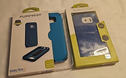 Lot of 2 Puregear Dualtek Rugged Case Samsung Galaxy S6 Light Blue SM-G920