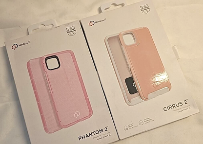 Lot of 2 Nimbus9 Impact Case Google Pixel 4 XL Cover Clear Rose Flamingo Pink