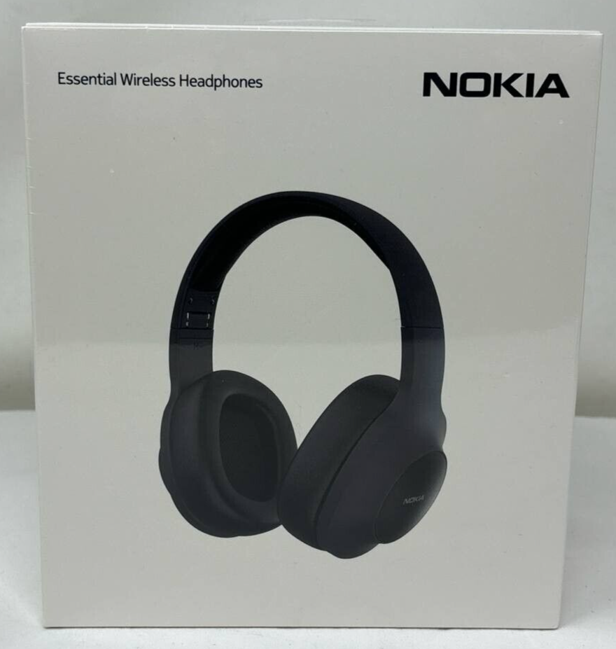 Nokia E1200 Essential Wireless Over the Ear Headphones Bluetooth 5.0 Black