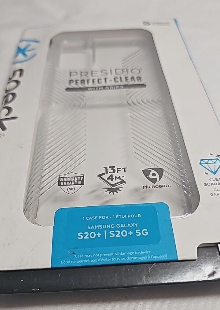 Speck Presidio Clear Case for Samsung Galaxy S20+ Plus 5G Cover SM-G986