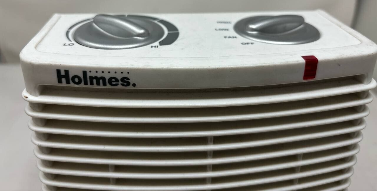 Holmes Portable Desktop Heater Fan Thermostat Indoor and Cool Touch Housing