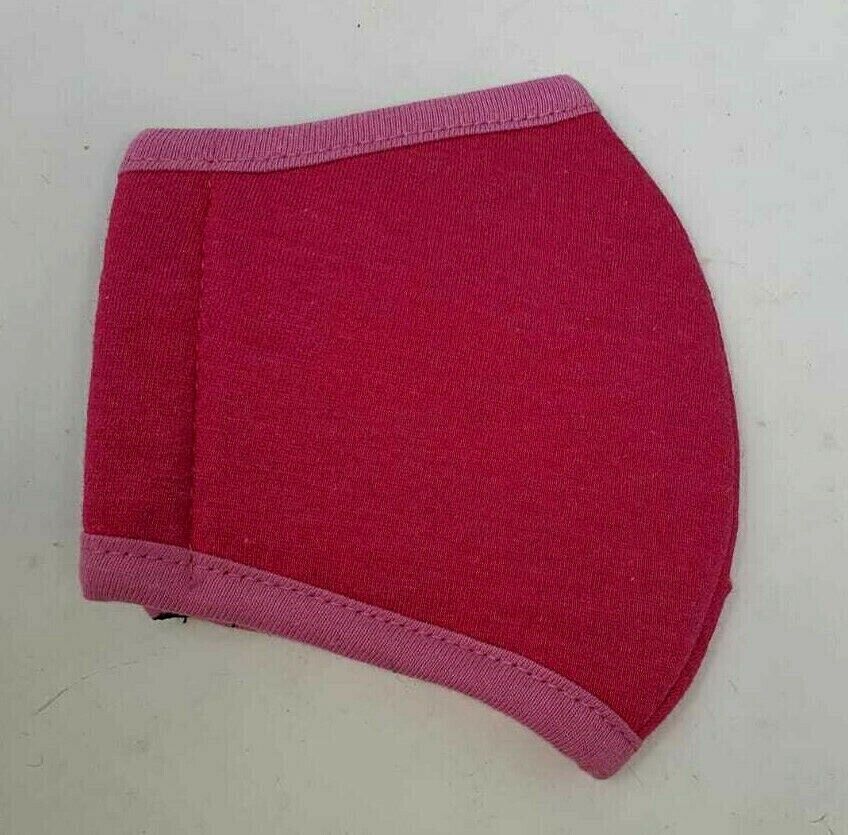 Unisex Washable Pink Face Mask For Kids Reusable Mouth Cover Protection Winter