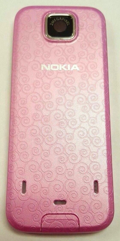 Back Door Pink Phone Battery Cover Housing Case For Nokia 7210 Supernova OEM