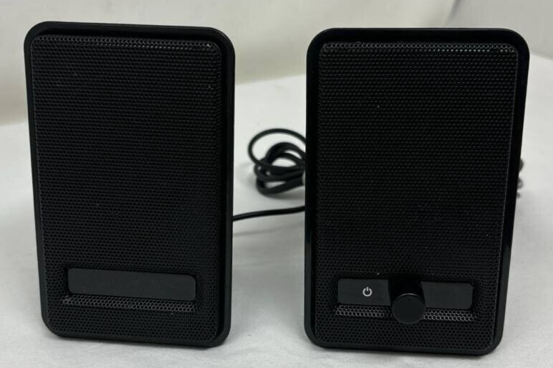 Amazon Basics A100 Multimedia Desktop Speakers USB for Laptop Computer PC