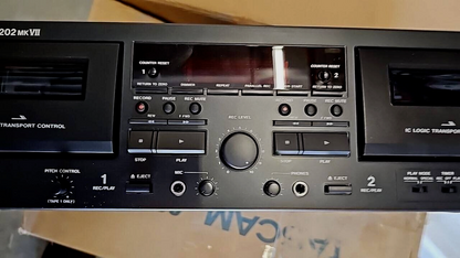 Tascam 202MKVII Cassette Deck Player Rackmount with USB Port Mic 22W READ