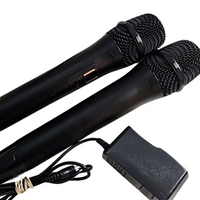 Dual Wireless Microphone Handheld Cordless Professional Set NO RECIEVER READ