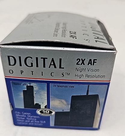 Digital Optics 2X AF Professional High Resolution Deluxe Lens Sony Canon Camera