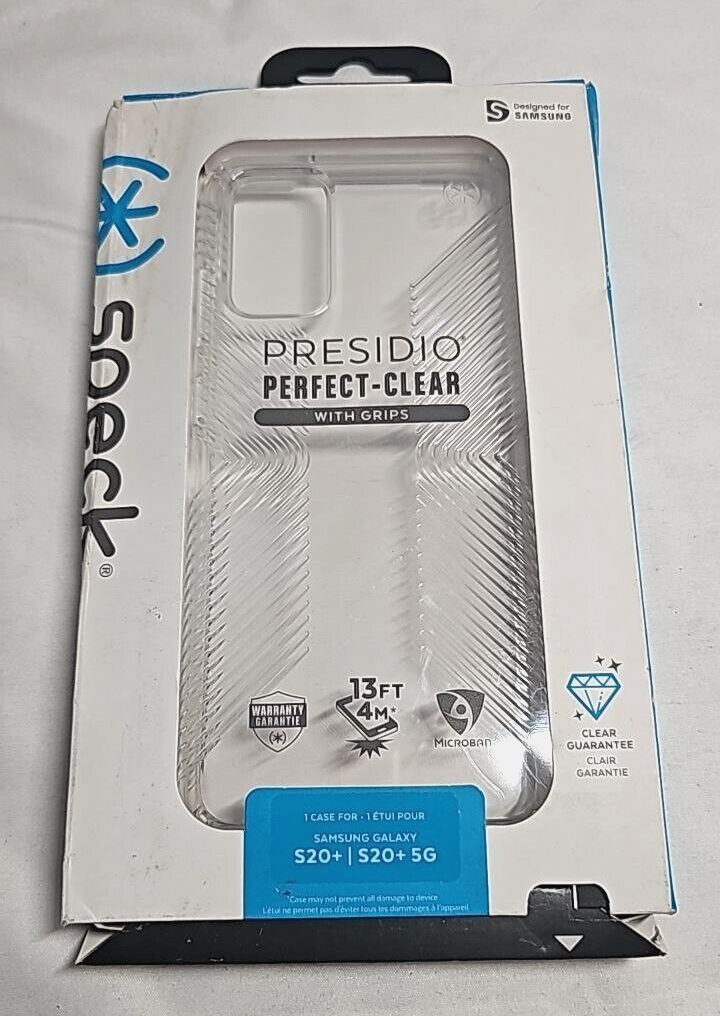 Speck Presidio Clear Case for Samsung Galaxy S20+ Plus 5G Cover SM-G986