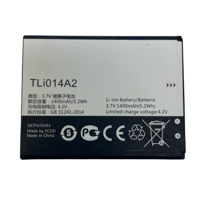 Battery TLi014A2 For Alcatel VodaFone VF-V695 1400mAh 3.7V Original Replacement