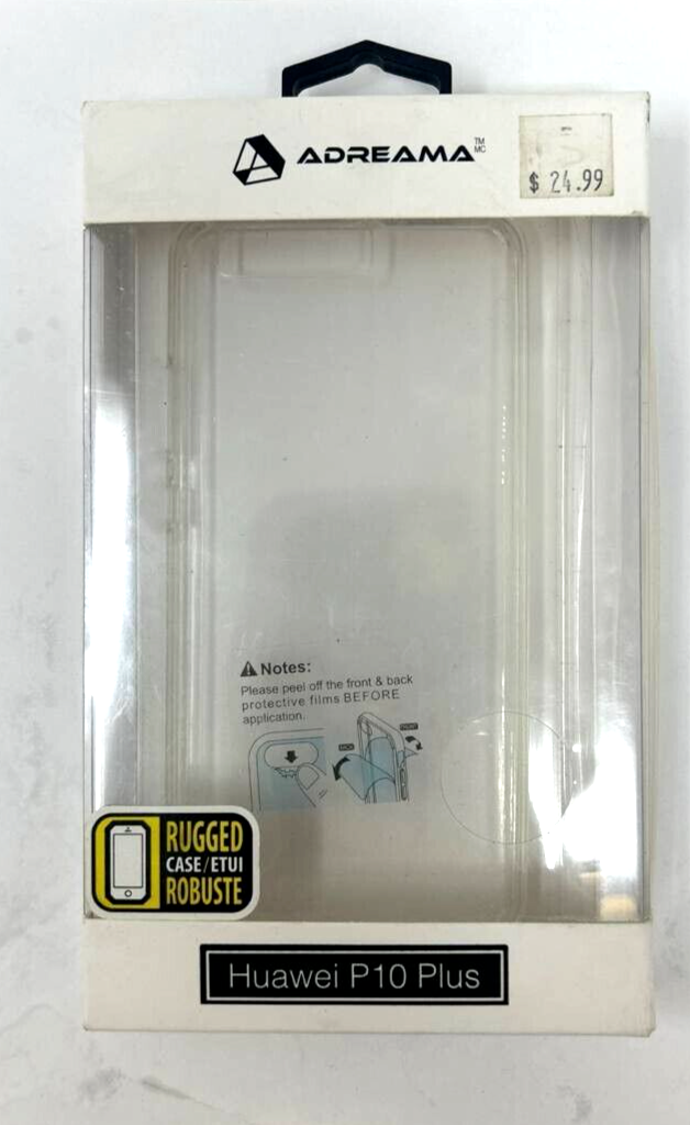 Adreama Clear Protective Case Transparent Cover for Huawei P10 Plus VKY-AL00