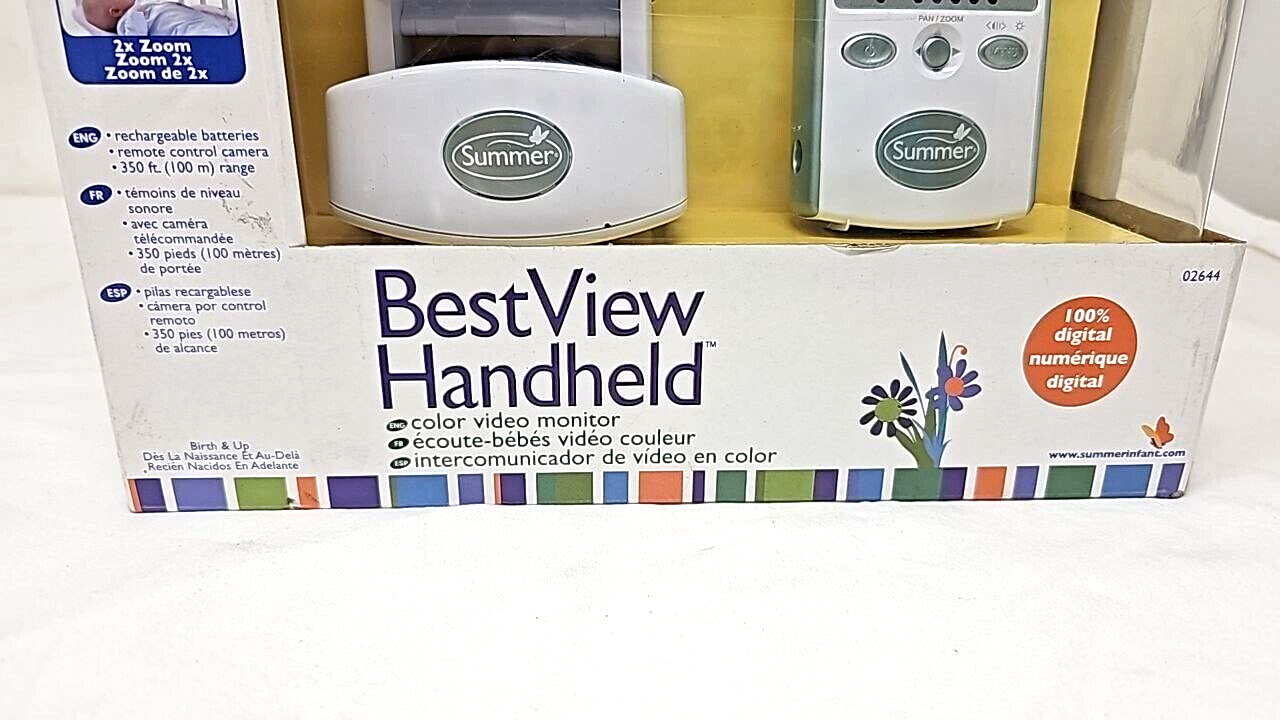 Summer BestView HandHeld Remote Night Camera LCD Color Video Baby Monitor 4G 2.4