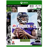 Madden NFL 21 Xbox One Xbox Series X Football Video Game Disc Standard 4K HDR
