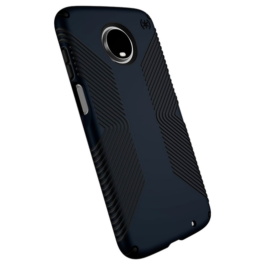 Speck Presidio Grip Rugged Case for Moto Z3 & Z3 Play XT1929 Eclipse Blue Carbon