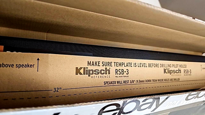 Klipsch RSB-3 Wireless Bluetooth Home Theater Sound Bar Speaker 60W System READ