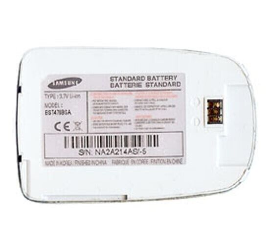 Battery BEX476HKA Replacement For Samsung SCH-A630 A630 Silver External Genuine