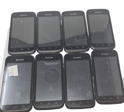 8 Lot Kyocera Hydro Edge C5215 Android Mobile Power Up As Is Bad Display READ