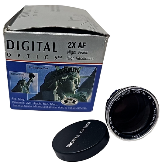 Digital Optics 2X AF Professional High Resolution Deluxe Lens Sony Canon Camera