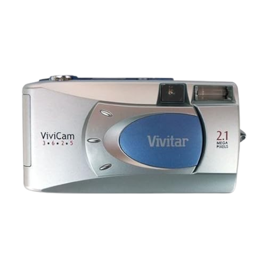 Vivitar ViviCam 3625 Digital Camera Compact 2.1MP 2x Digital Zoom 1.6" Screen