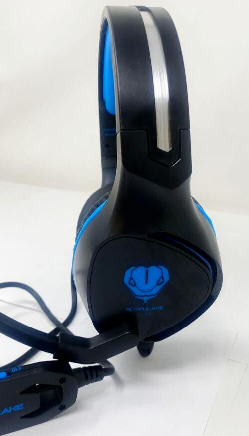 Butfulake SL-100 Gaming Headset Mic for PlayStation Xbox PC Wired Noise Cancel