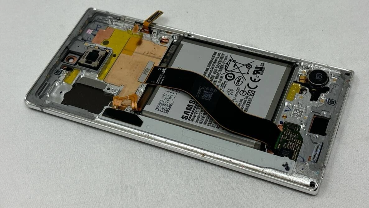 Frame Housing & Small Parts For Samsung Galaxy Note 10 Bad display Repair  READ