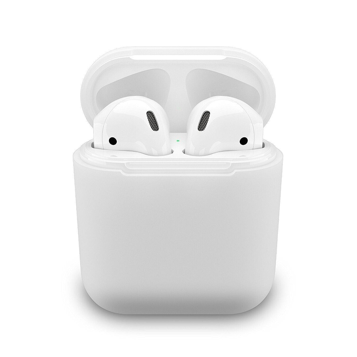 Silicone Cover for Apple AirPod 1st 2nd Charging Case Protective Skin White