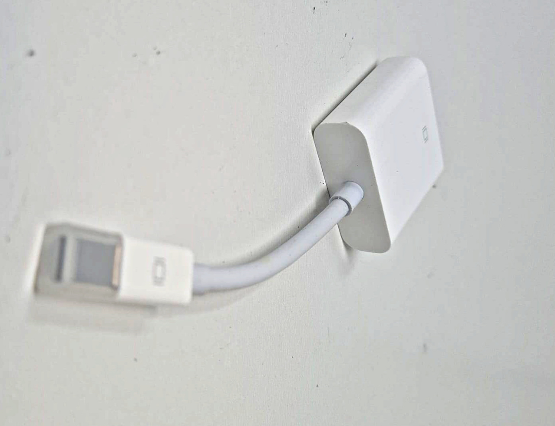 Apple A1305 Thunderbolt Mini Display Port to DVI Cable Monitor Adapter Genuine