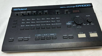 Roland CR-1000 Digital Drummer Midi Drum Machine LED Display 23 Push Button OEM