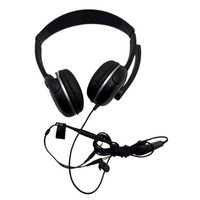 Insignia Wired Headset Noise Cancelling Mic Headphones On Ear Not Working READ