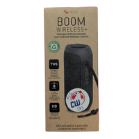 Helix Boom Portable Bluetooth Speaker Wireless HD Audio Compact with Lanyard