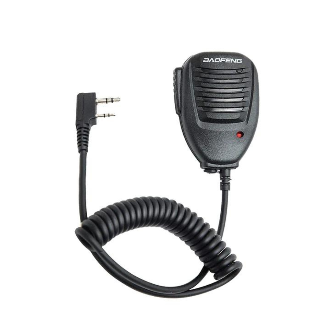 UV-5R Handheld Radio Mic Walkie Talkie PTT for Baofeng Two Way Radio UV-5X3