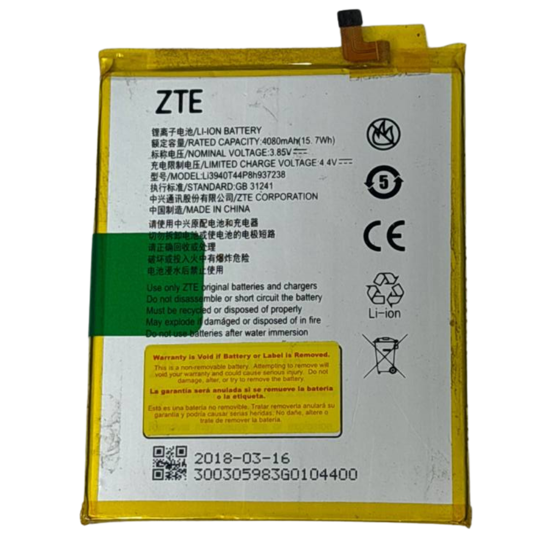 Battery LI3940T44P8H937238 For ZTE Blade Z Max V Ultra Z982 4080mAh 3.85V OEM