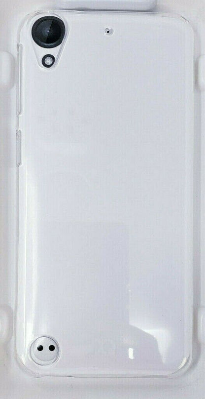 Clear Xqisit iPlate Glossy Case For HTC Desire 530 Transparent Cover OEM