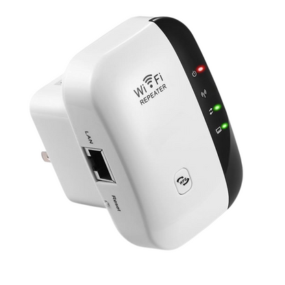 Mini Wireless WiFi N Repeater Range Extender Internet Amplifier 300Mbps