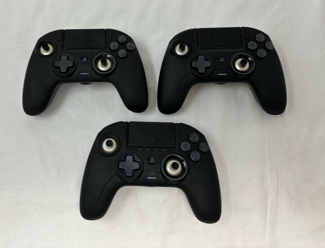 3 Lot  Nacon Revolution Unlimited Pro Wireless Joystick Gamepad for PS4 Games